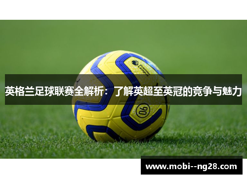 英格兰足球联赛全解析：了解英超至英冠的竞争与魅力