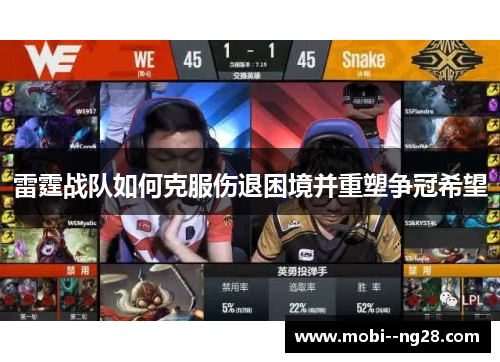 雷霆战队如何克服伤退困境并重塑争冠希望 雷霆战队如何克服伤退困境并重塑争冠希望